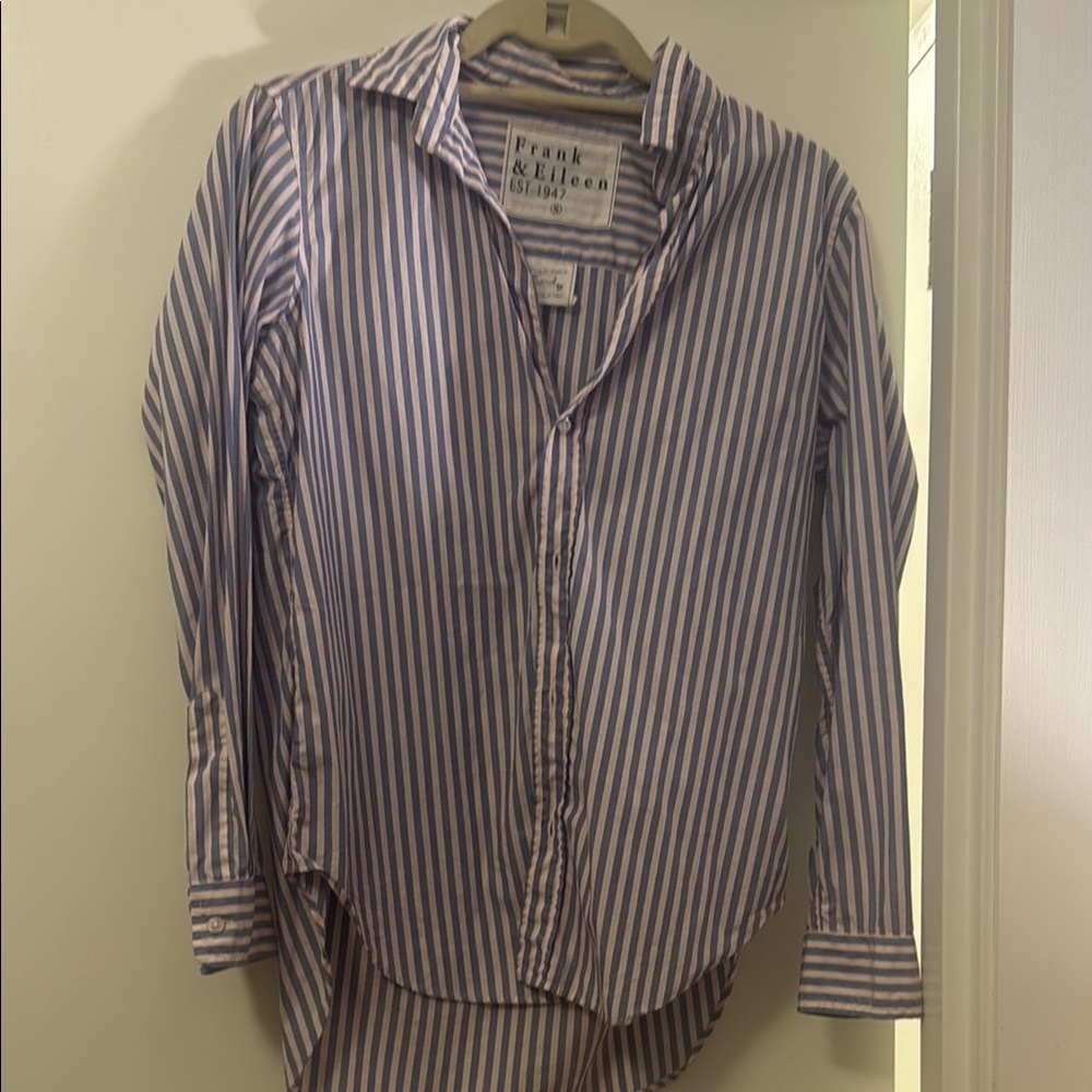 Frank & Eileen Striped Button-Up Shirt
